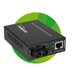Conversor de Mídia Gigabit Ethernet Monomodo 20 km WDM KGSD 1120 B