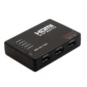 SWITCH HDMI 5X1 COM CONTROLE REMOTO - Tomate