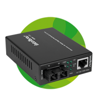 Conversor de Mídia Gigabit Ethernet Monomodo 20 km KGS 1120